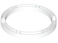 Technic Beam Round 11 x 11 in White