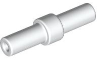 Bar 2L with Stop in Center in White