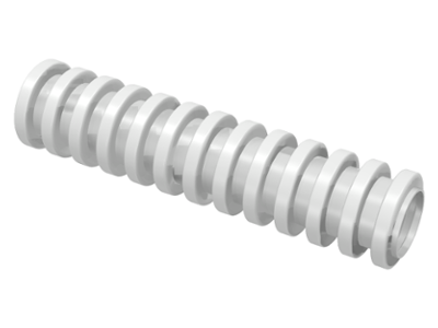 Hose, Ribbed 7mm D. 4L / 3.2cm in White