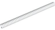 Hose, Ribbed 7mm D. 14L / 11.2cm in White