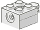 Arm Holder Brick 2 x 2 with Hole and 1 Arm in White