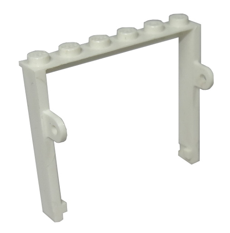 Garage Door Frame (Old style) - Studs in White