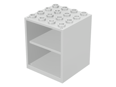 Homemaker Cupboard 4 x 4 x 4 with Door Holder Holes in White