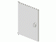 Homemaker Cupboard Door 4 x 4 in White