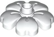 Duplo Plant, Flower with 1 Top Studs in White