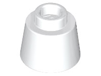 Cone 1.17 x 1.17 x 2/3 (Fez) in White