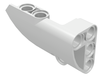 Technic Panel Fairing #1 Small Smooth Short, Side A in White
