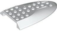 Aircraft Fuselage Curved Aft Section 6 x 10 Top in White