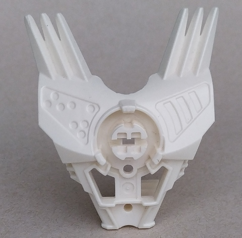 Large Figure Chest Cover, Armour with Triple Spiked Shoulders in White