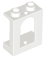 Window 1 x 2 x 2 Castle in White