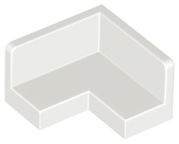 Panel 2 x 2 x 1 Corner in White