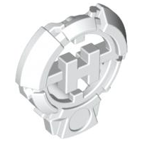 Large Figure Chest Badge with 'H' Hero Factory Logo Design in White