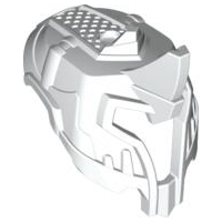 Large Figure Mask, Rhino in White