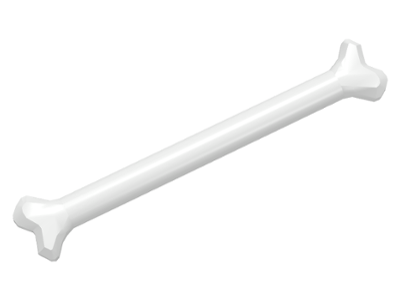 Animal Body Part, Dog Bone [Long] in White