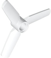 Propeller 3 Blades 5 Diameter, Pin Hole in White