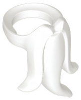 Minifig Neckwear Beard, Fancy in White
