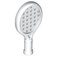 Sports Tennis Racket in White