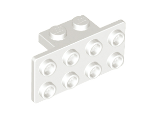 Bracket 1 x 2 - 2 x 4 in White