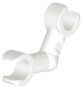 Arm Skeleton [Bent / 2 Clips] in White