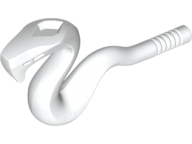Animal, Snake with Straight Tail in White