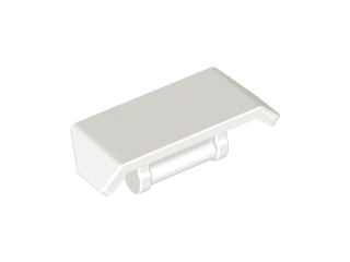 Spoiler 2 x 4 with Handle [Plain] in White