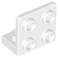 Bracket 1 x 2 - 2 x 2 Inverted in White