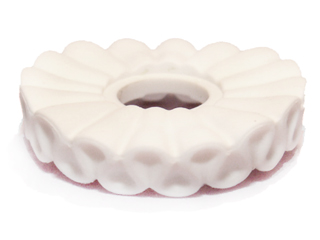 Minifig Neckwear Ruff in White