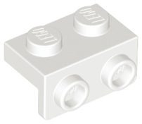 Bracket 1 x 2 - 1 x 2 in White