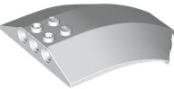 Windscreen 8 x 6 x 2 Curved in White
