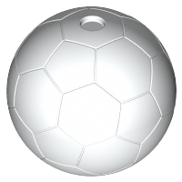 Sports Soccer / Basket Ball [Plain] in White