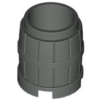 Barrel 2 x 2 x 2 in Dark Gray