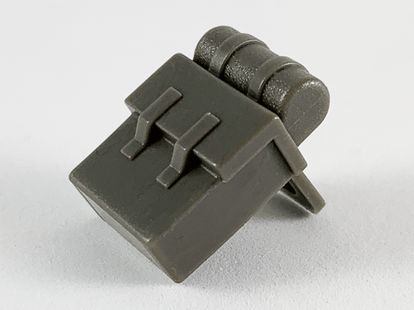 Minifig Neckwear Backpack Non-Opening in Dark Gray