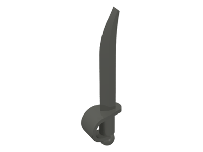 Weapon Sword / Cutlass in Dark Gray