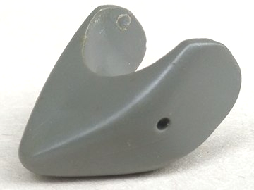 Animal Body Part, Shark Head in Dark Gray