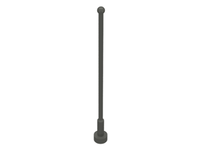 Antenna 8H Whip in Dark Gray
