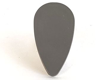 Shield Ovoid [Plain] in Dark Gray