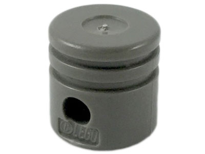 Technic Engine Piston Round in Dark Gray