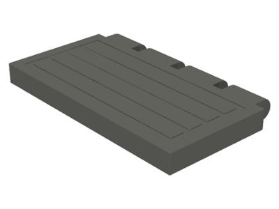 Hinge Train Gate 2 x 4 in Dark Gray