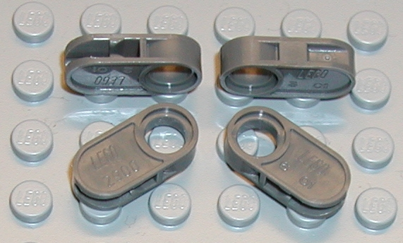 Technic Flex Cable End with Pin Connection [Old Style - No Clamp] in Dark Gray