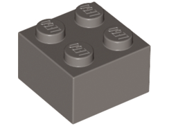 Brick 2 x 2 in Dark Gray