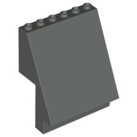 Panel 4 x 6 x 6 Sloped in Dark Gray