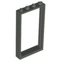 Door Frame 1 x 4 x 6 Type 1 in Dark Gray