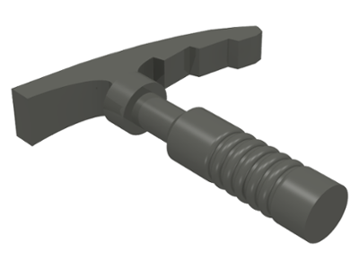 Tool Ice Axe [6-Rib Handle] in Dark Gray