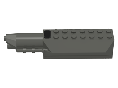 Light Unit, Laser [Complete Assembly] in Dark Gray