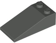 Brick Sloped 18° 4 x 2 in Dark Gray