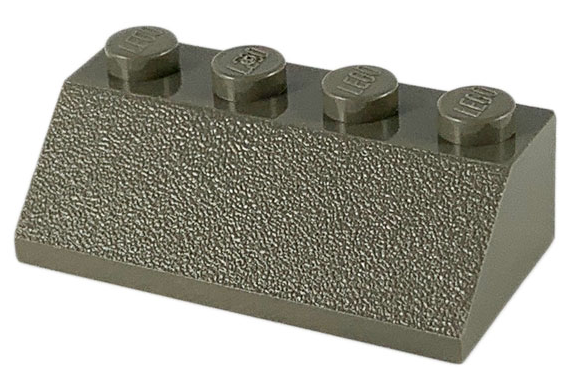 Brick Sloped 45° 2 x 4 in Dark Gray