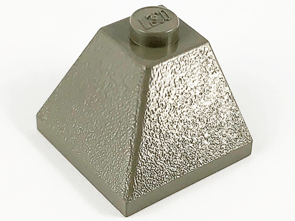 Brick Sloped 45° 2 x 2 Double Convex in Dark Gray