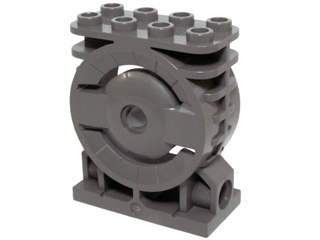 Engine 2 x 4 x 4 in Dark Gray