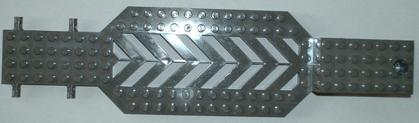 Vehicle Base, Trailer 8 x 30 x 3 1/3 in Dark Gray