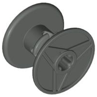 Technic Reel 3 x 2 in Dark Gray